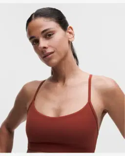 Lululemon brassière flow y maintien léger, bonnets c/d Femme – 4/5