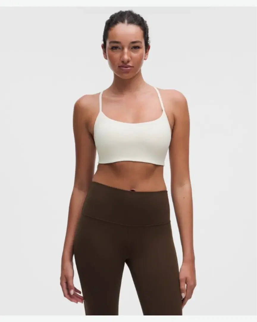 Lululemon brassière flow y maintien léger, bonnets c/d Femme