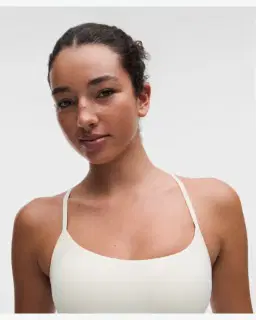 Lululemon brassière flow y maintien léger, bonnets c/d Femme – 4/5