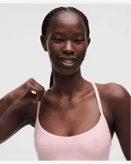 Lululemon brassière flow y maintien léger, bonnets c/d Femme – 4/5