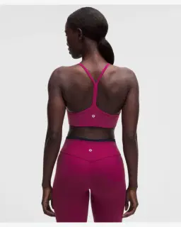 Lululemon brassière flow y maintien léger, bonnets c/d Femme – 2/5