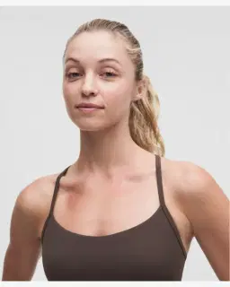 Lululemon brassière flow y maintien léger, bonnets c/d Femme – 4/5