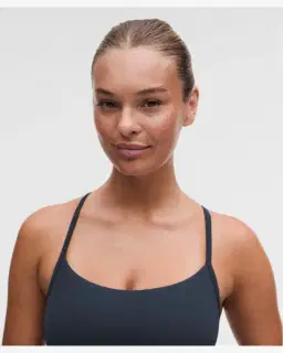 Lululemon brassière flow y maintien léger, bonnets c/d Femme – 4/5
