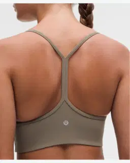 Lululemon brassière flow y maintien léger, bonnets c/d Femme – 5/5