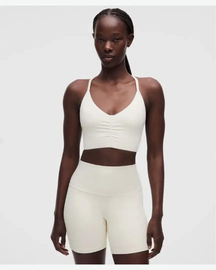 Lululemon brassière flow y nulu maintien léger, bonnets b/c Femme