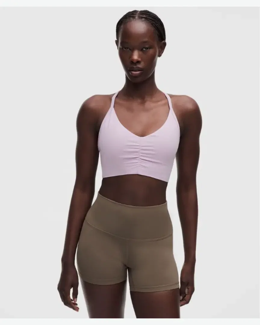 Lululemon brassière flow y nulu maintien léger, bonnets b/c Femme