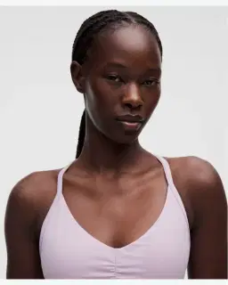 Lululemon brassière flow y nulu maintien léger, bonnets b/c Femme – 4/5