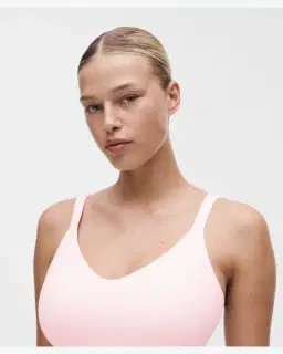 Lululemon brassière focuser à encolure dégagée maintien léger, bonnets ddd-g Femme – 4/5