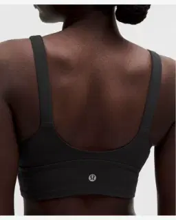 Lululemon brassière focuser à encolure en v maintien léger, bonnets c/d Femme – 5/5