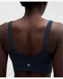 Lululemon brassière focuser à encolure en v maintien léger, bonnets c/d Femme – 5/5
