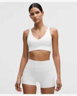 Lululemon brassière focuser à encolure en v maintien léger, bonnets c/d Femme – 1/5