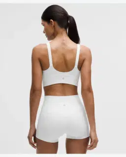 Lululemon brassière focuser à encolure en v maintien léger, bonnets c/d Femme – 2/5