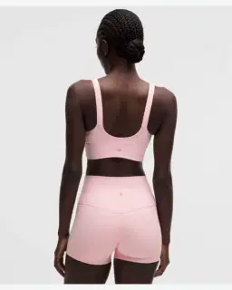 Lululemon brassière focuser à encolure en v maintien léger, bonnets c/d Femme – 2/5