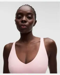 Lululemon brassière focuser à encolure en v maintien léger, bonnets c/d Femme – 4/5