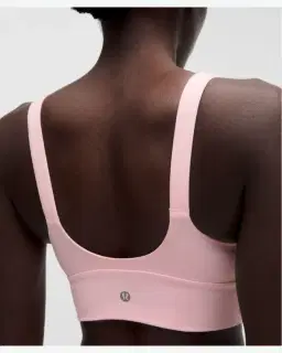 Lululemon brassière focuser à encolure en v maintien léger, bonnets c/d Femme – 5/5