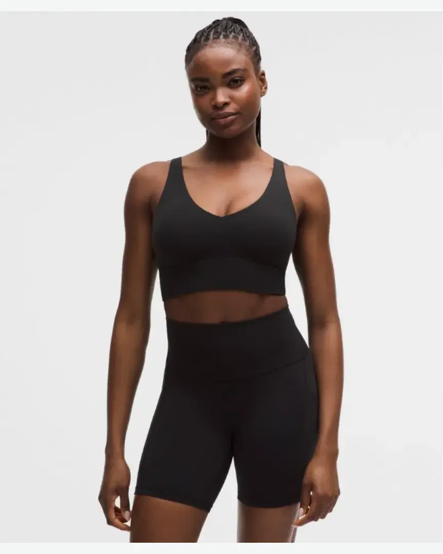 Lululemon Brassière Focuser À Encolure En V Maintien Léger, Bonnets C/D W