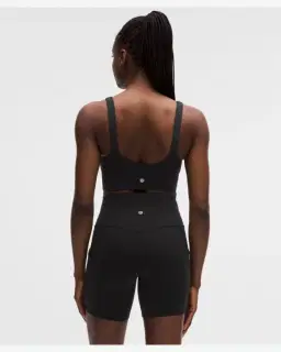 Lululemon brassière focuser à encolure en v maintien léger, bonnets c/d Femme – 2/5