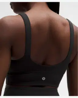 Lululemon brassière focuser à encolure en v maintien léger, bonnets c/d Femme – 5/5