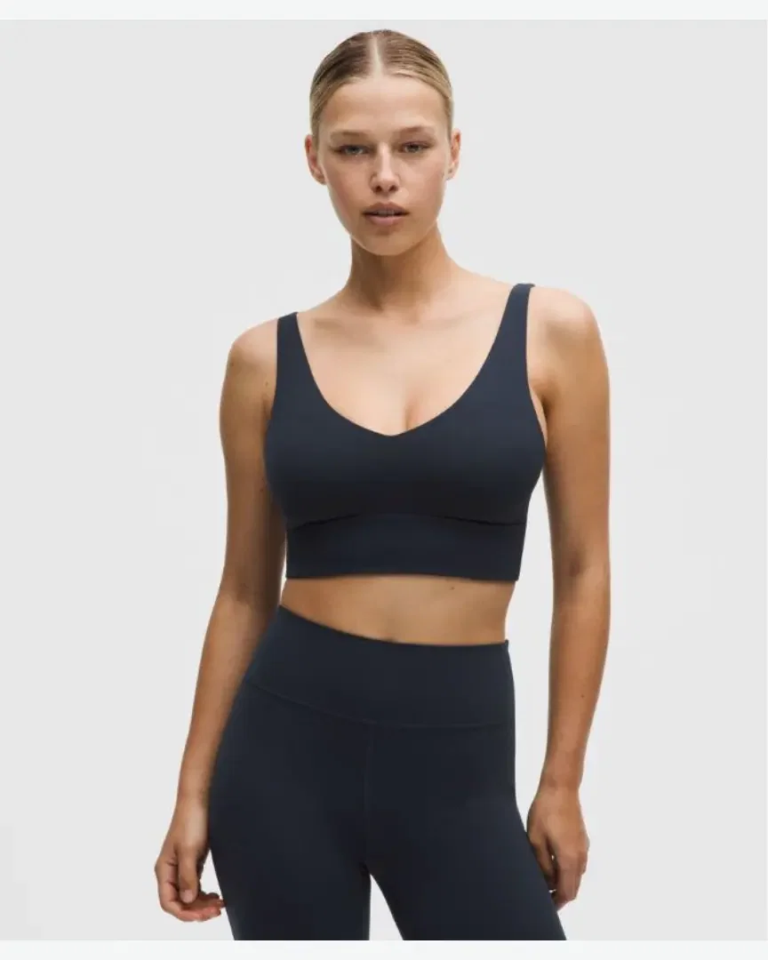 Lululemon Brassière Focuser À Encolure En V Maintien Léger, Bonnets C/D W