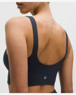 Lululemon brassière focuser à encolure en v maintien léger, bonnets c/d Femme – 5/5