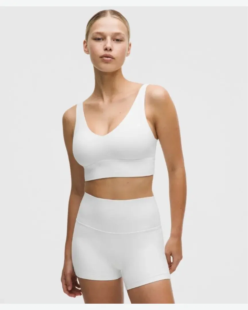 Lululemon Brassière Focuser À Encolure En V Maintien Léger, Bonnets C/D W