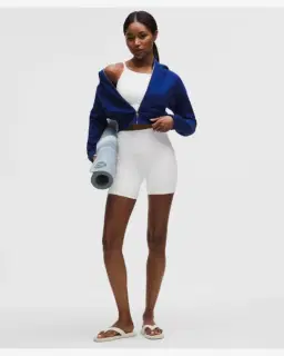 Lululemon brassière focuser à encolure haute maintien léger, bonnets c d Femme – 3/5