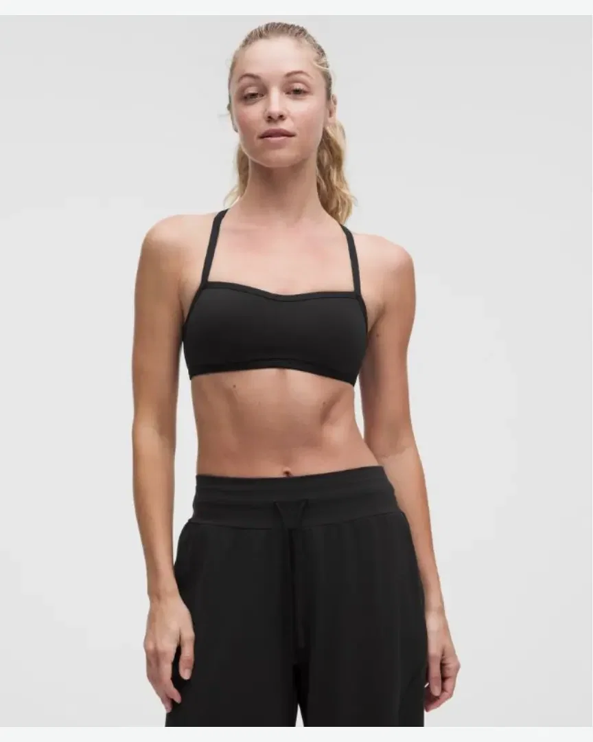 Lululemon brassière like a cloud, bonnets b/c bordure contrastée Femme
