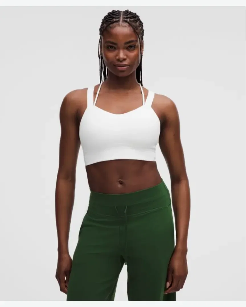 Lululemon Brassière Longue E Like A Cloud Maintien Léger, Bonnets D/Dd W