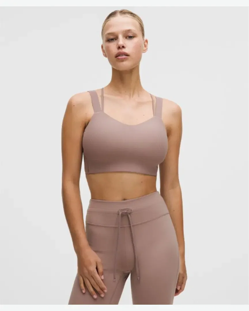 Lululemon brassière longue e like a cloud maintien léger, bonnets d/dd Femme