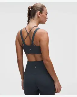 Lululemon brassière longue e like a cloud maintien léger, bonnets d/dd Femme – 2/5
