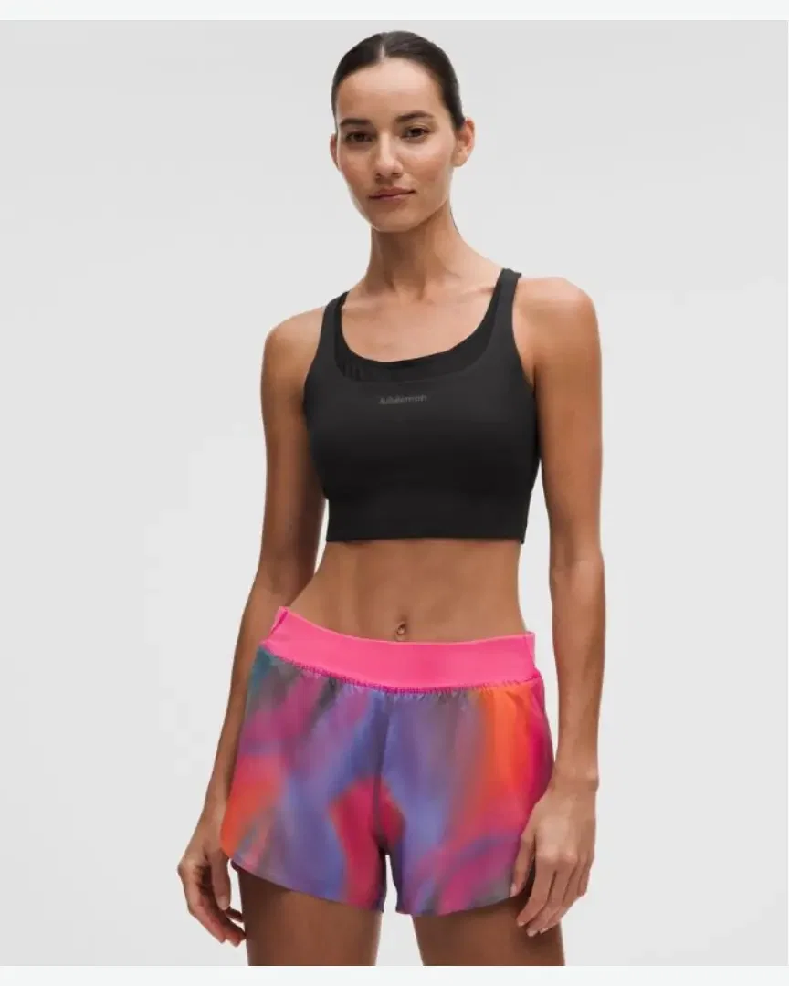 Lululemon Brassière Longue Energy Avec Rangement Evolve Maintien Moyen, Bonnets B/C W
