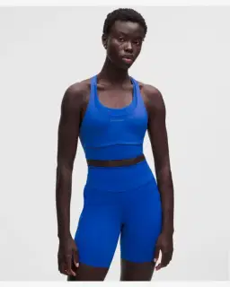 Lululemon brassière longue energy avec rangement evolve maintien moyen, bonnets b/c Femme – 1/5