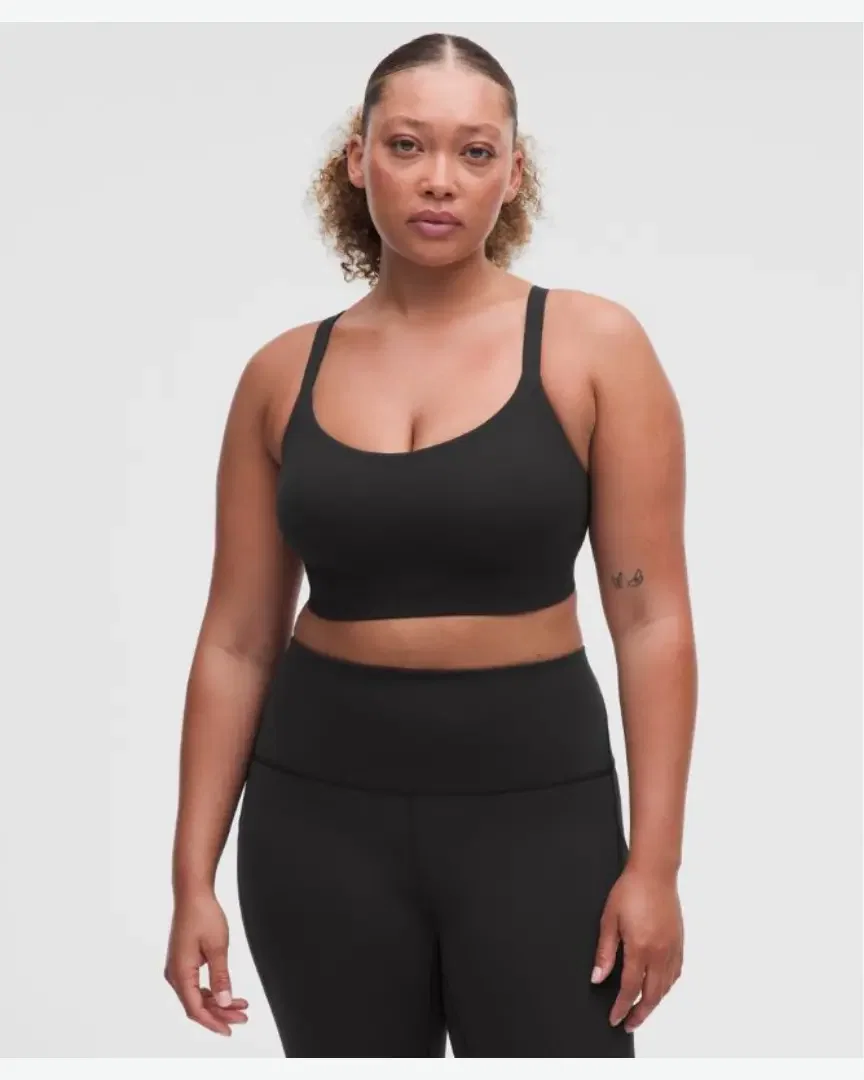 Lululemon Brassière Wunder Train À Fines Bretelles Dos Nageur Bonnets Ddd/G W