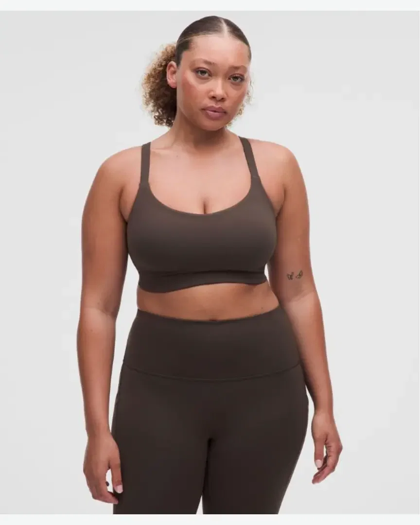 Lululemon Brassière Wunder Train À Fines Bretelles Dos Nageur Bonnets Ddd/G W