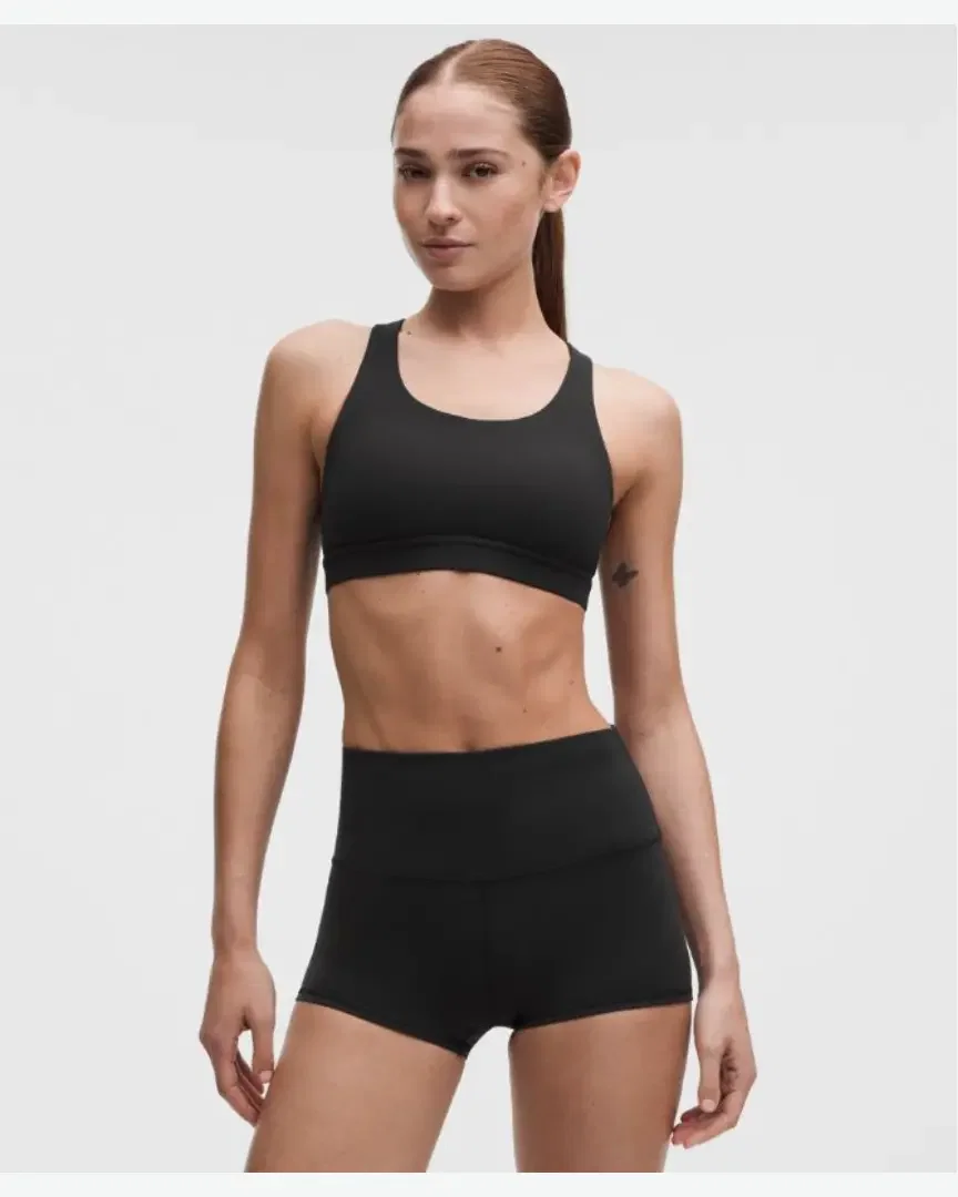 Lululemon Brassière Wunder Train Avec Dos En Maille Maintien Moyen, Bonnets B/C W