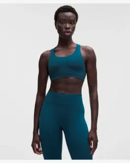 Lululemon brassière wunder train avec dos en maille maintien moyen, bonnets b/c Femme – 2/5