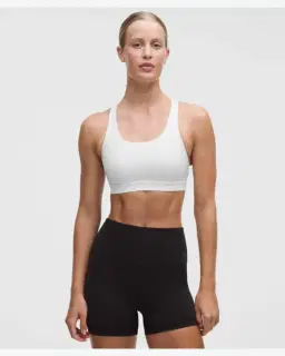 Lululemon brassière wunder train avec dos en maille maintien moyen, bonnets b/c Femme – 2/5