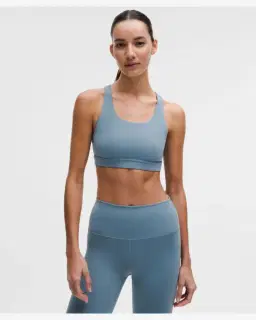 Lululemon brassière wunder train avec dos en maille maintien moyen, bonnets b/c Femme – 2/5
