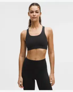 Lululemon brassière wunder train avec dos en maille maintien moyen, bonnets b/c Femme – 2/5