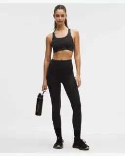 Lululemon brassière wunder train avec dos en maille maintien moyen, bonnets b/c Femme – 3/5