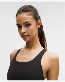 Lululemon brassière wunder train avec dos en maille maintien moyen, bonnets b/c Femme – 4/5