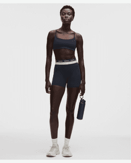 Lululemon brassière wunder train dos nageur à fines bretelles maintien léger, bonnets a b Femme – 3/6