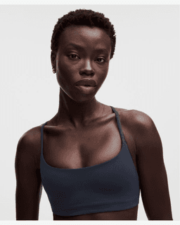 Lululemon brassière wunder train dos nageur à fines bretelles maintien léger, bonnets a b Femme – 4/6