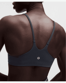 Lululemon brassière wunder train dos nageur à fines bretelles maintien léger, bonnets a b Femme – 5/6