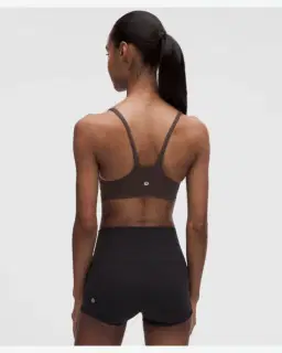 Lululemon brassière wunder train dos nageur à fines bretelles maintien léger, bonnets a b Femme – 2/5