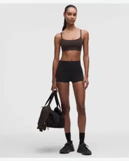 Lululemon brassière wunder train dos nageur à fines bretelles maintien léger, bonnets a b Femme – 3/5