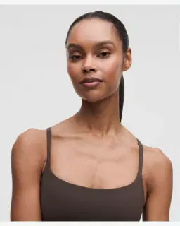 Lululemon brassière wunder train dos nageur à fines bretelles maintien léger, bonnets a b Femme – 4/5