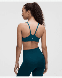 Lululemon brassière wunder train dos nageur à fines bretelles maintien léger, bonnets a b Femme – 2/6