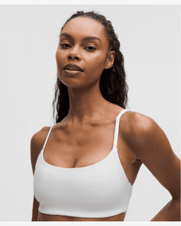Lululemon brassière wunder train dos nageur à fines bretelles maintien léger, bonnets a b Femme – 4/6