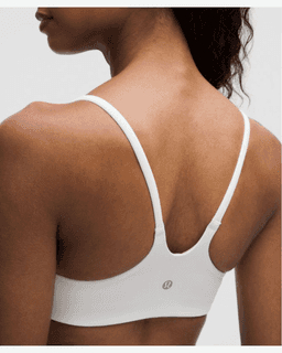 Lululemon brassière wunder train dos nageur à fines bretelles maintien léger, bonnets a b Femme – 5/6